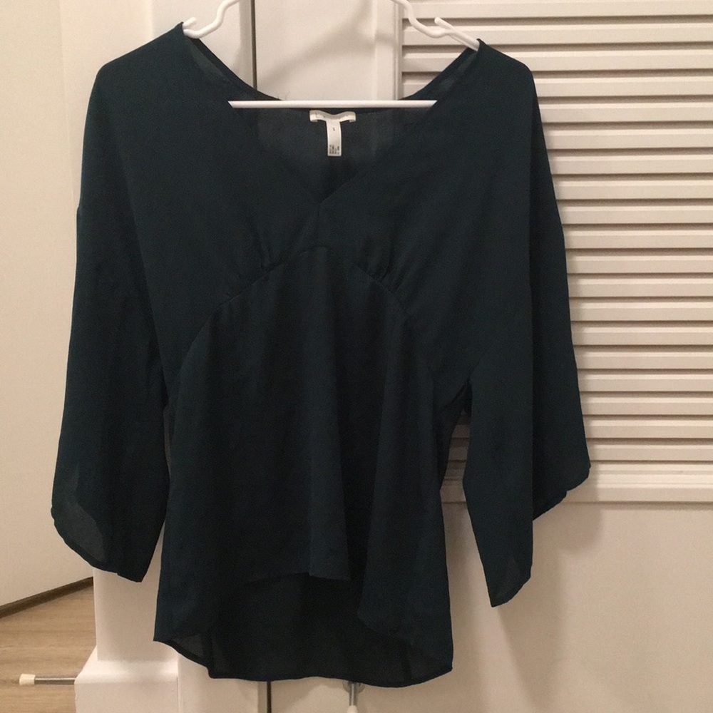 Emerald Green Kimono Blouse